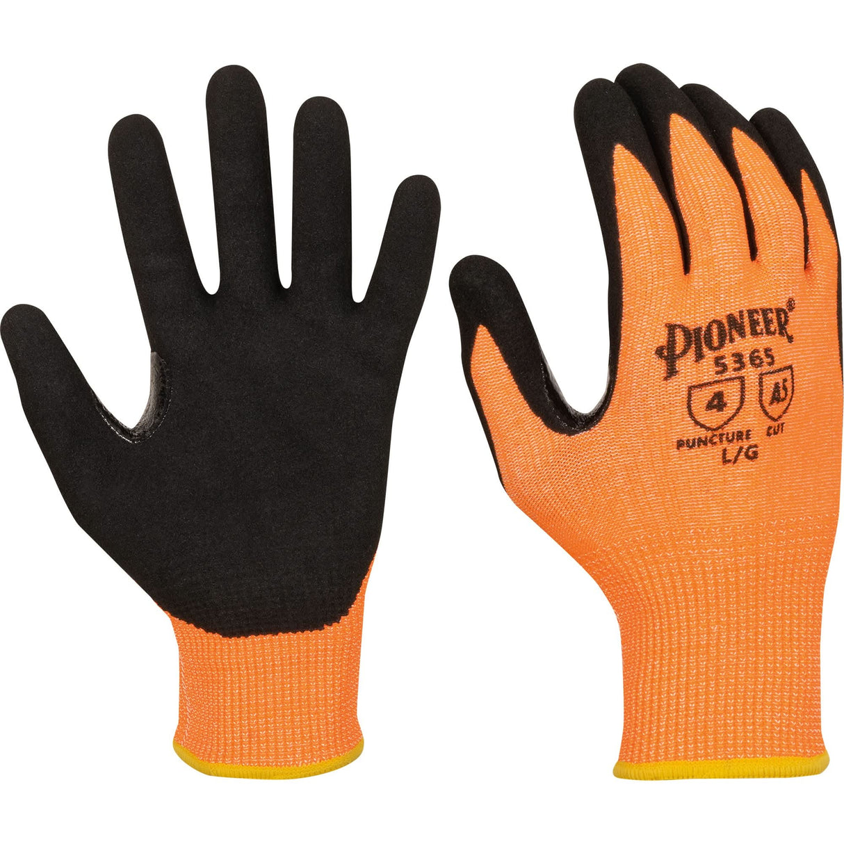 Touchscreen-Compatible Cut-Resistant Gloves, Size 2X-Large, 13 Gauge, Nitrile Coated, Polyester/HPPE Shell, ASTM ANSI Level A5