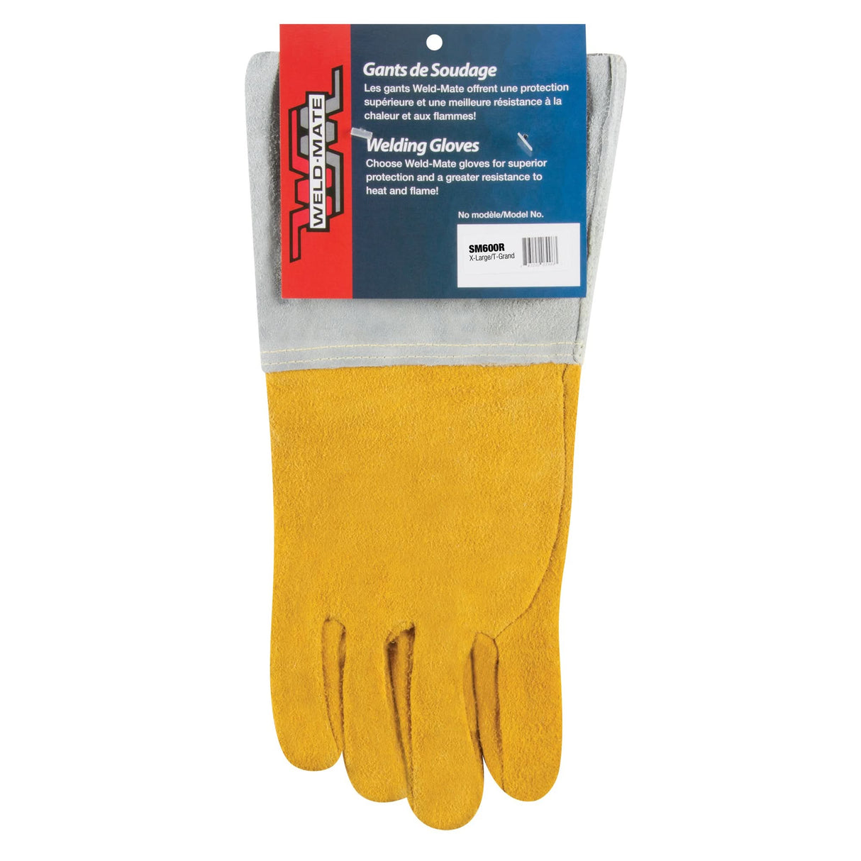 Superior Fit TIG Welding Gloves, Split Deerskin, Size X-Large