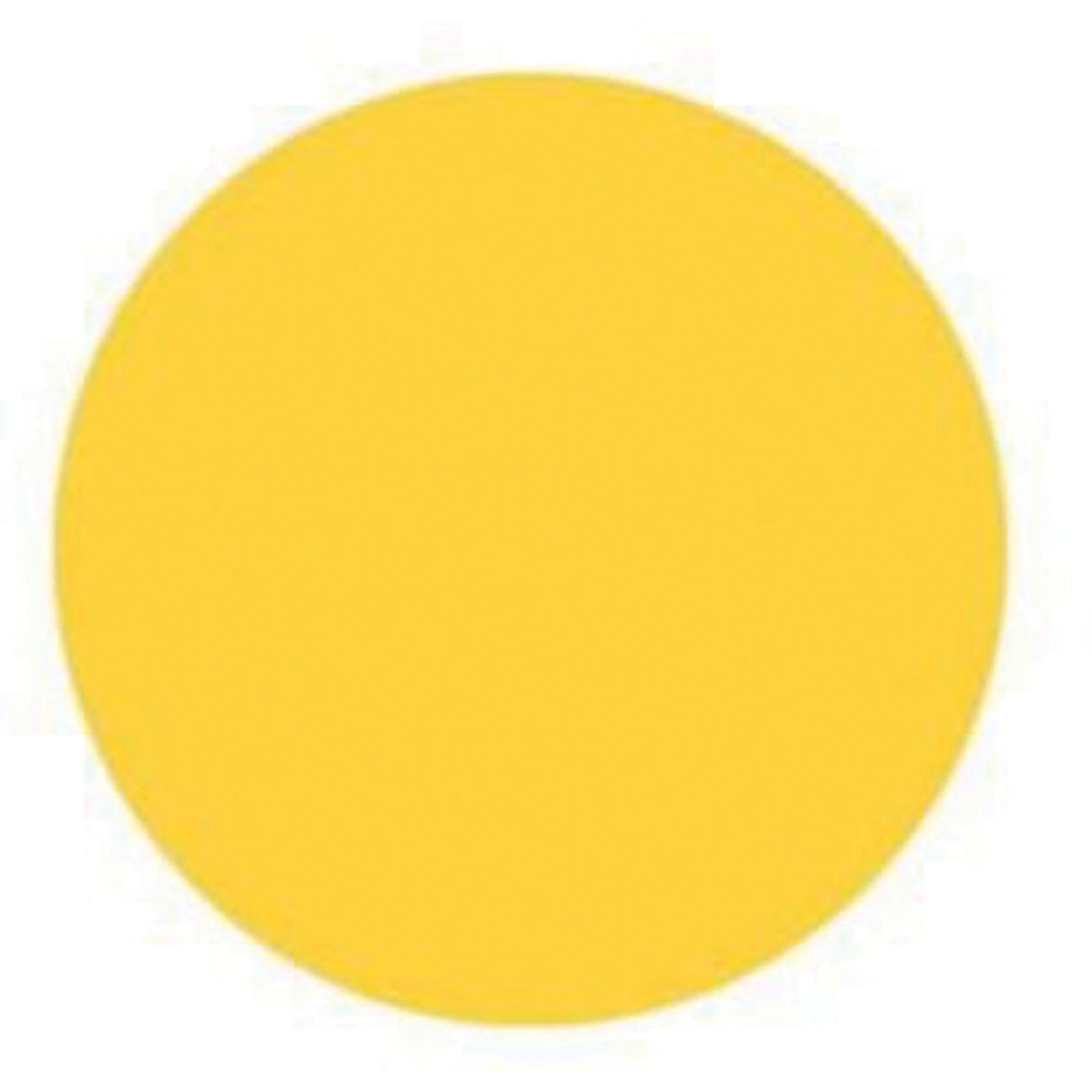 Round Write-On Labels, Circle, 1.5" L x 1.5" W, Yellow