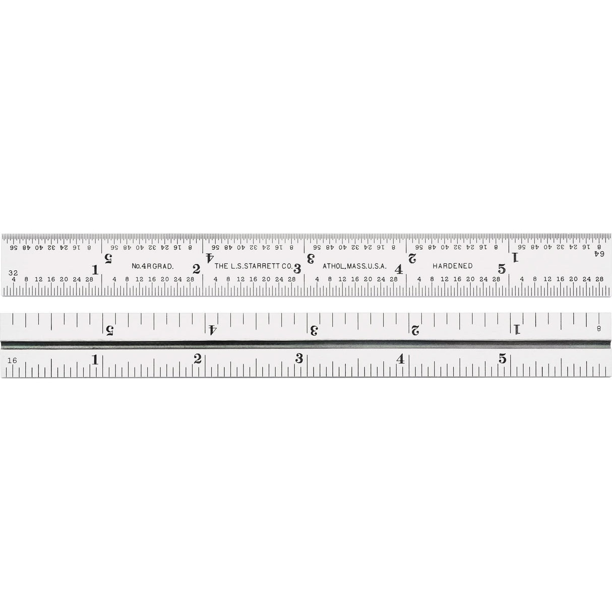 Junior Combination Squares, 6" L, 8/100" Graduations, Steel, Satin
