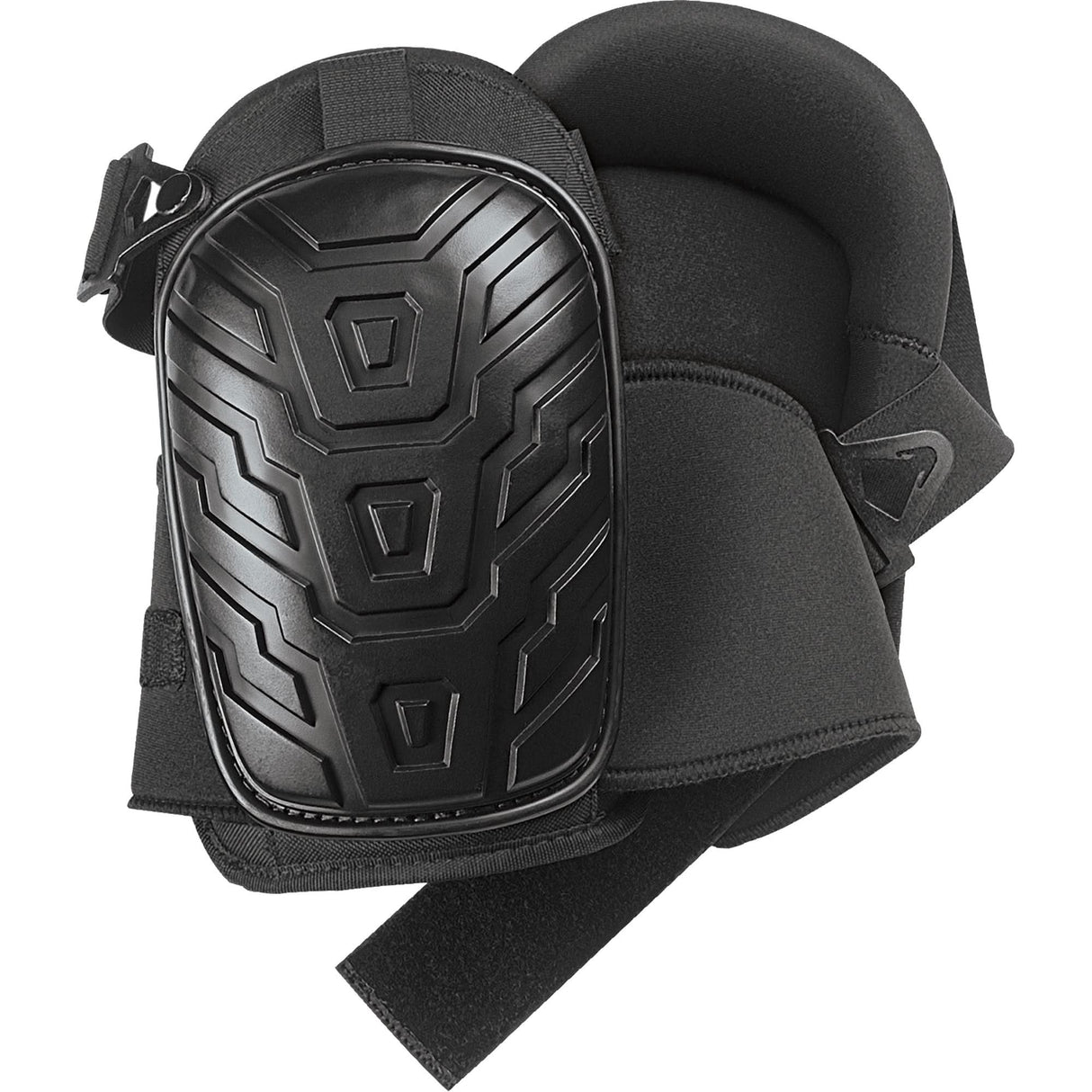 Professional Knee Pad, Buckle Style, Plastic Caps, Foam Pads