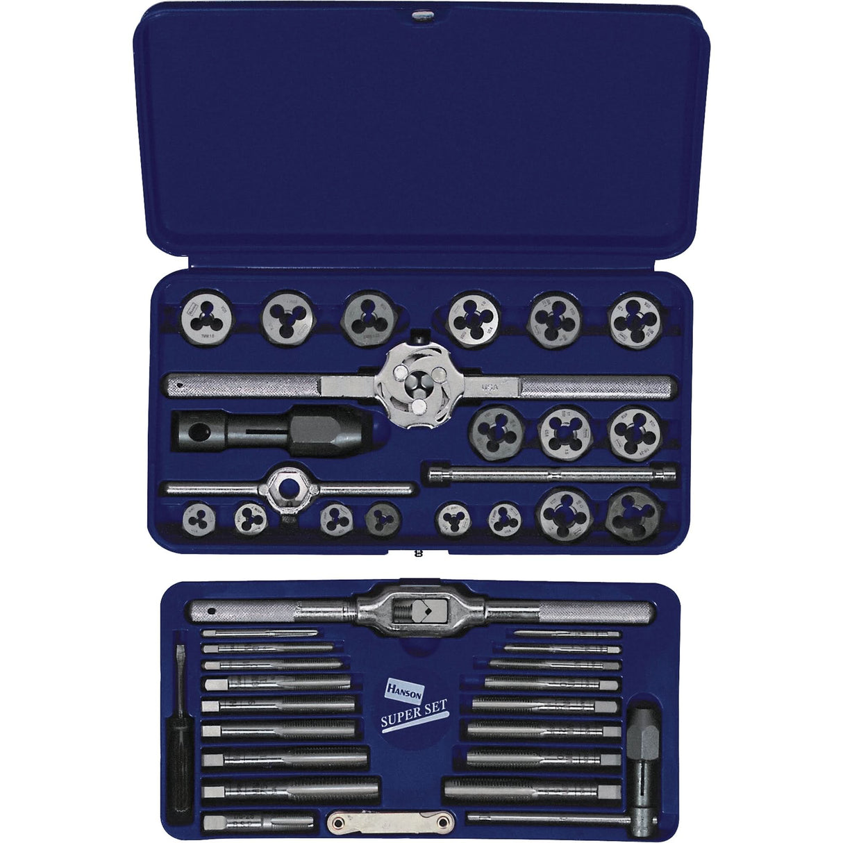 Hanson® Metric Tap & Hex Die Set, 25 Pieces