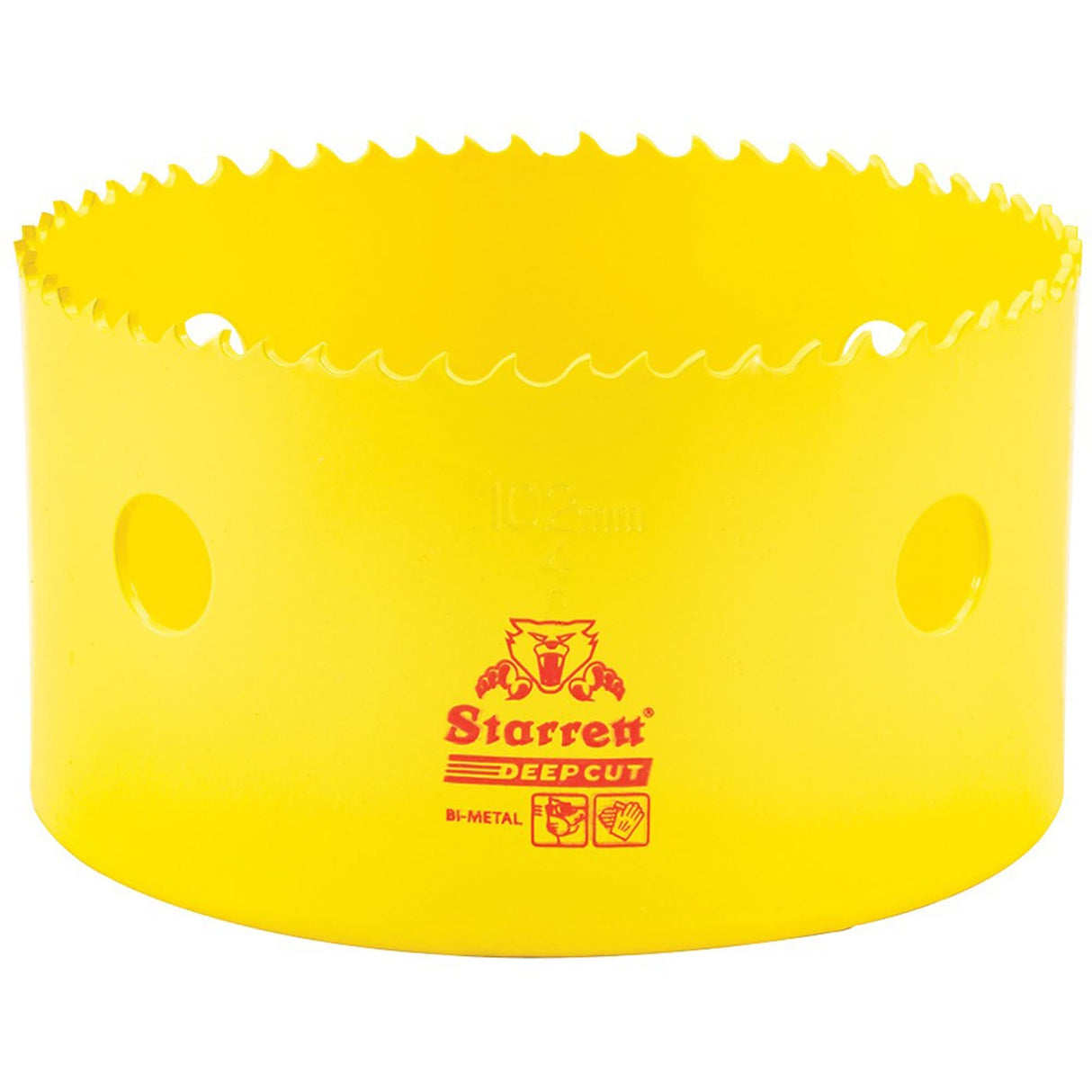 Bi-Metal Holesaw - 4", 4", 2" Depth of Cut, Bi-Metal