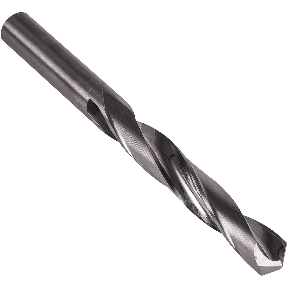 Jobber Drill Bit, Carbide, 1/2", 4-3/4" L, 3" Flute, 118° Point Angle