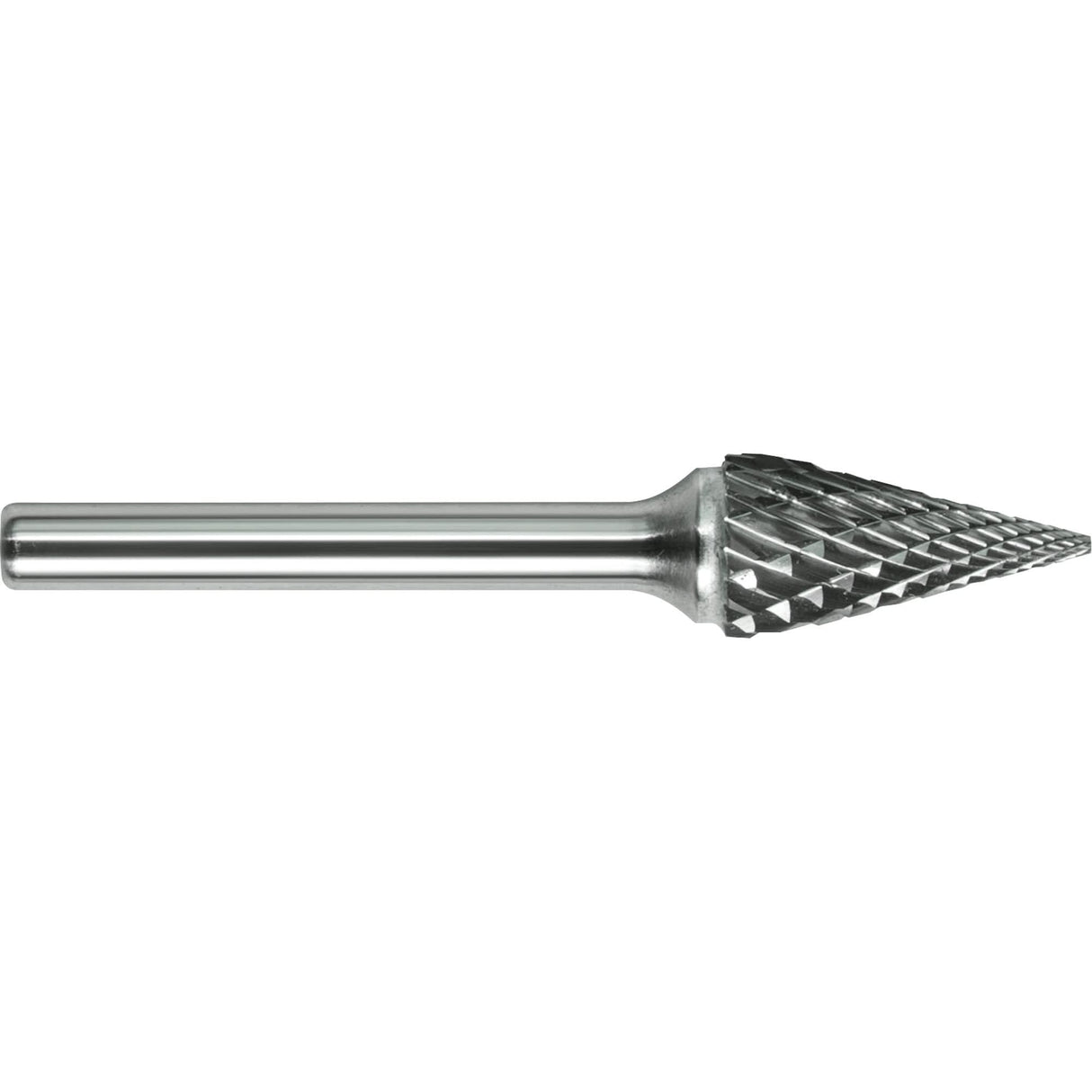Drillco® Solid Carbide Burr, SM-4L, 3/8" Dia., 1/4" Shank, 1" Depth of Cut