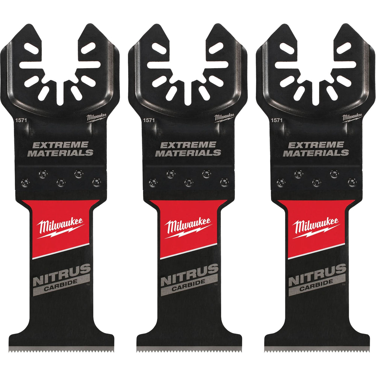 Nitrus Carbide™ Extreme Materials Universal Fit Open-Lok™ Oscillating Multi-Tool Blades