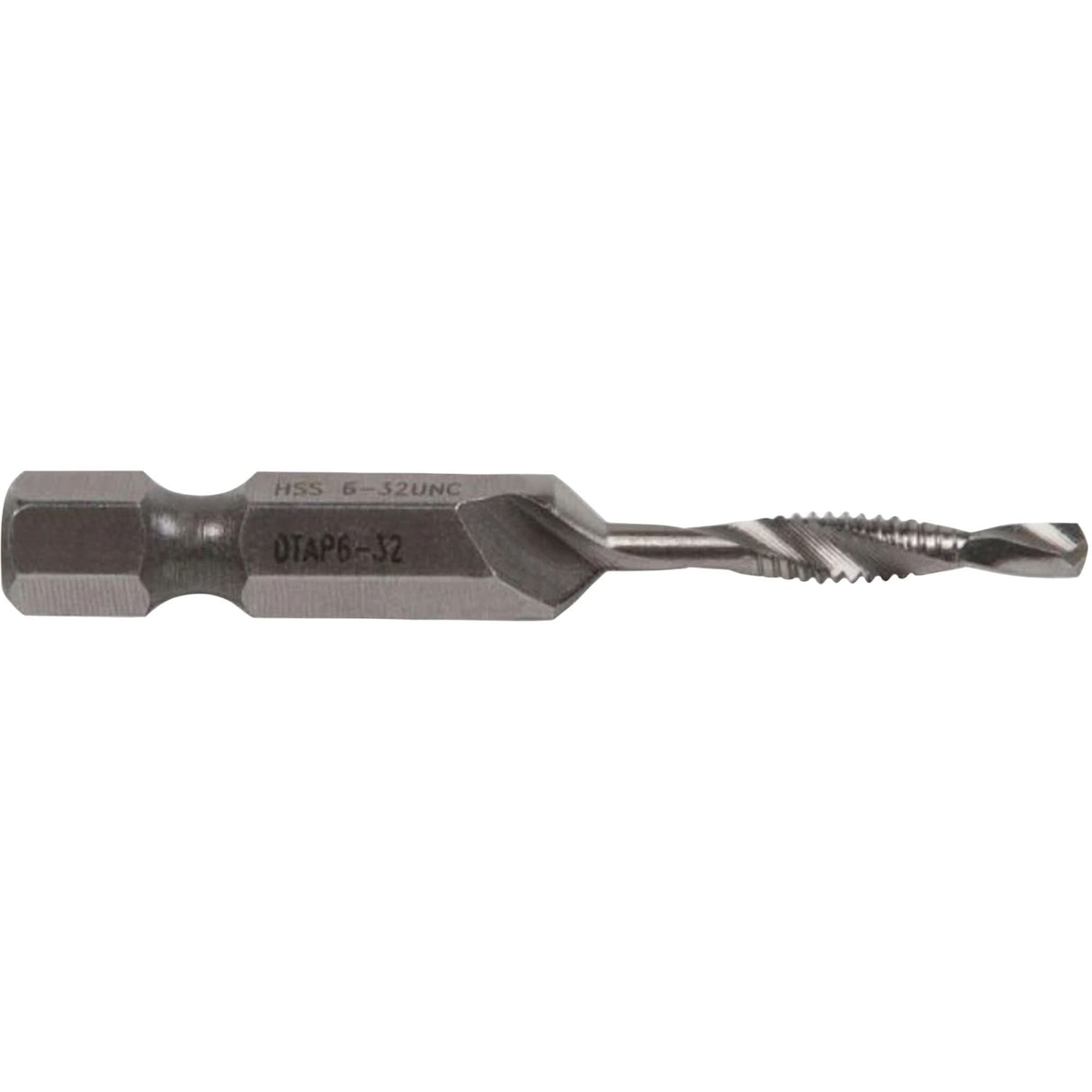 Drill/Tap Bit, #6, High Speed Steel
