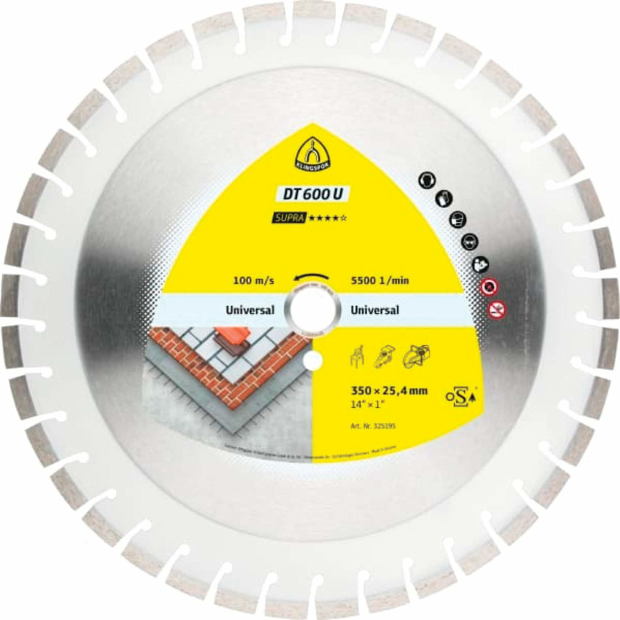 DT 600 U Supra Large Diamond Cutting Blades