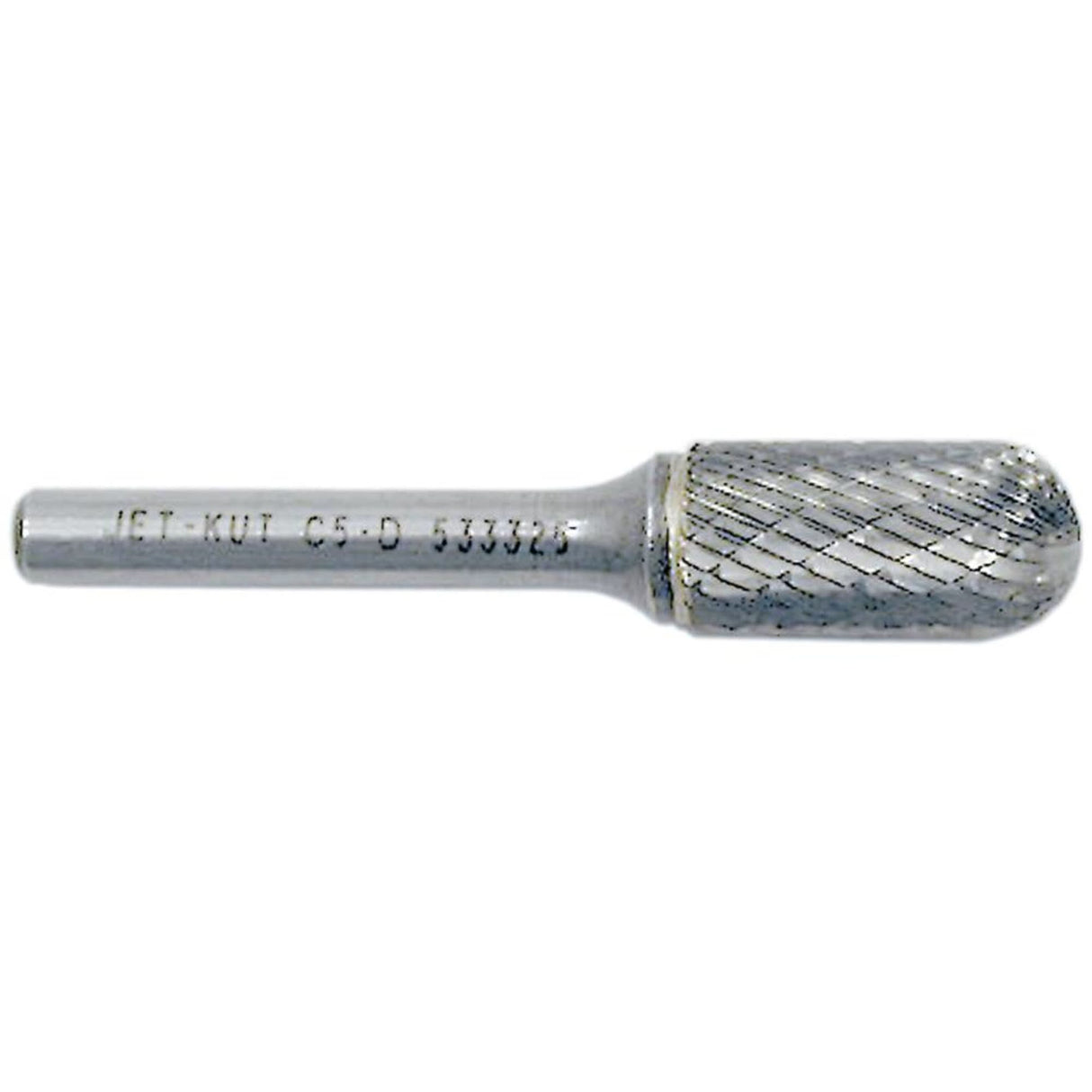 JET-KUT Round Nose Shape Burr, 1/2" Dia., 1" Depth of Cut