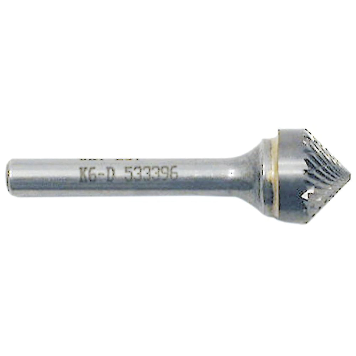 Cone Point Burr, 1/2" Dia., 1/4" Shank, 1/4" Depth of Cut