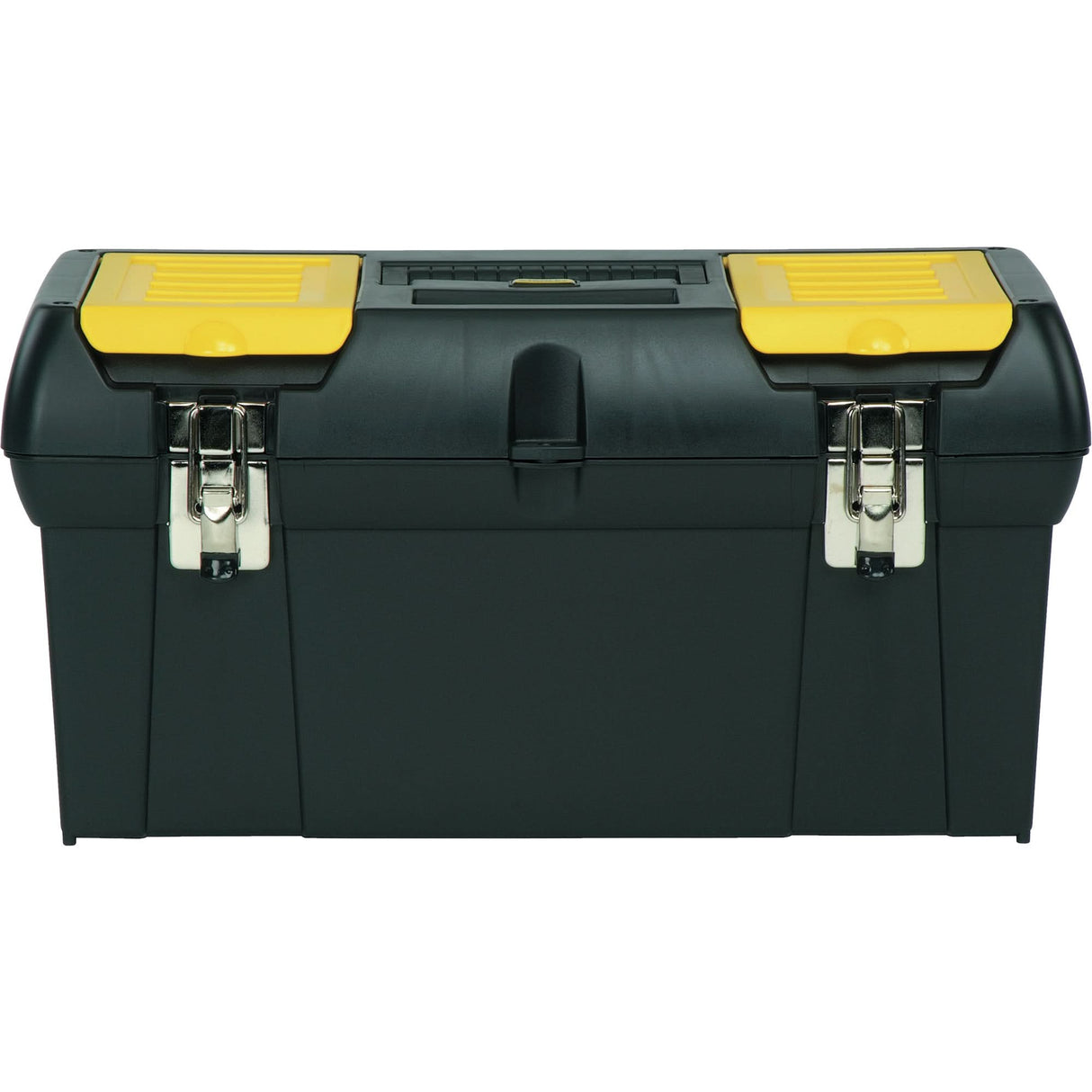 2000 Series Tool Box with Tray, 24" W x 11-1/4" D x 11" H, Black/Yellow