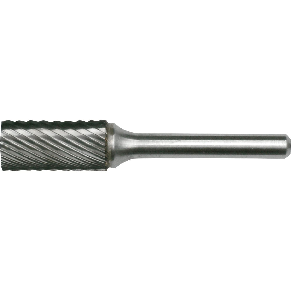 Solid Carbide Burrs - Cylinder Shape with No End Cut, SA-3, 3/8" Dia., 1/4" Shank
