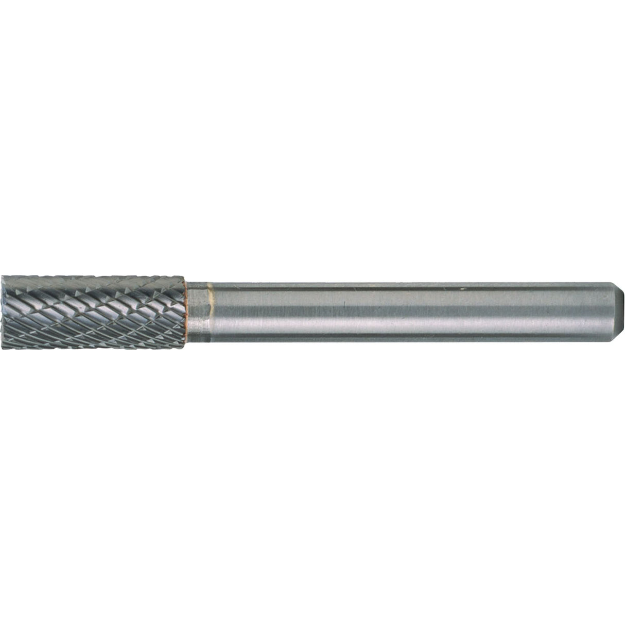 Solid Carbide Burrs - Cylinder Shape with End Cut, SB-14, 3/16" Dia., 1/4" Shank, 5/8" Depth of Cut