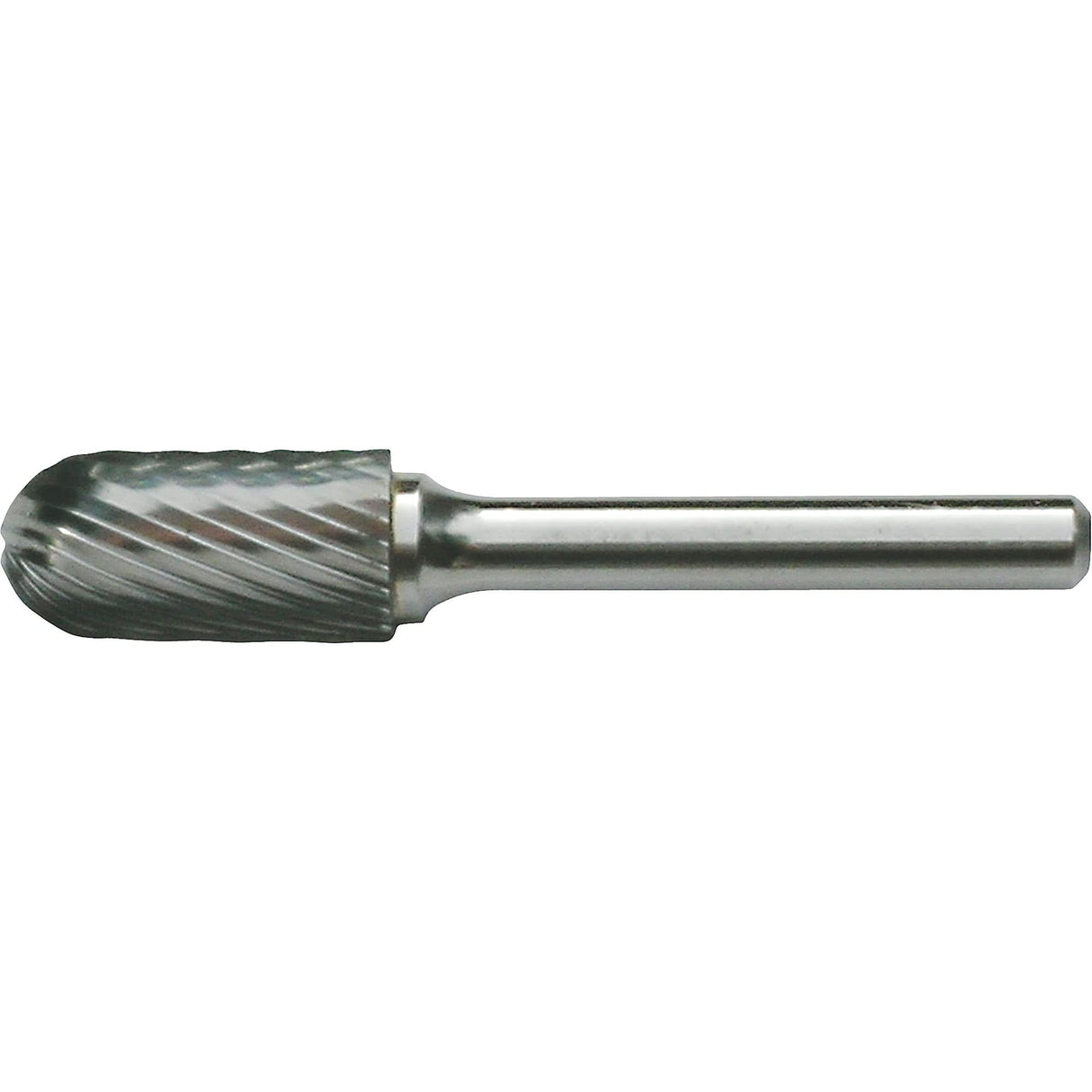 Solid Carbide Burrs - Cylinder Shape with Ball Nose, SC-14, 3/16" Dia., 5/8" Depth of Cut