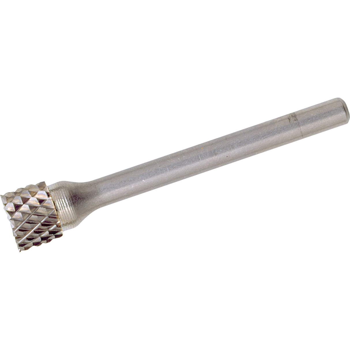 Solid Carbide Burrs - Cylinder Shape with End Cut, SB-1, 1/4" Dia., 1/4" Shank, 5/8" Depth of Cut