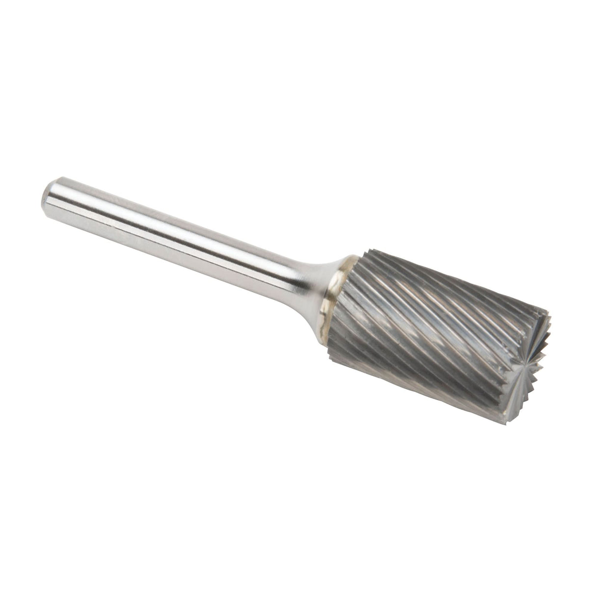 Solid Carbide Burrs - Cylinder Shape with End Cut, SB-6, 3/5" Dia., 1/4" Shank, 24.4 mm Depth of Cut