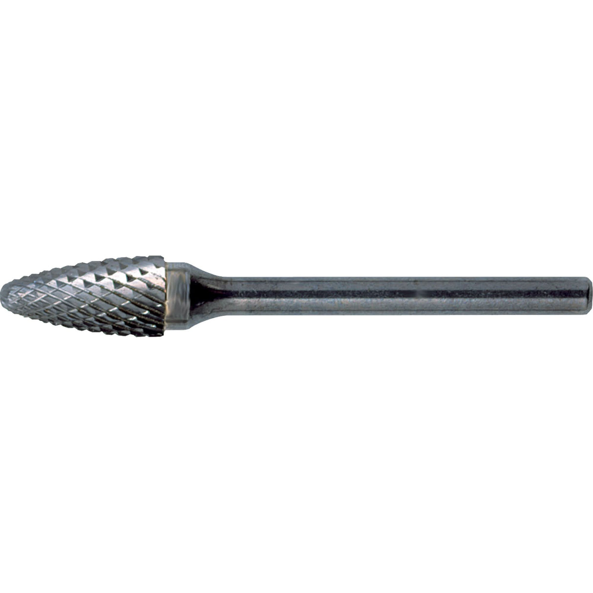 Solid Carbide Burrs - Tree Shape with Ball Nose, SF-5, 1/2" Dia., 1" Depth of Cut