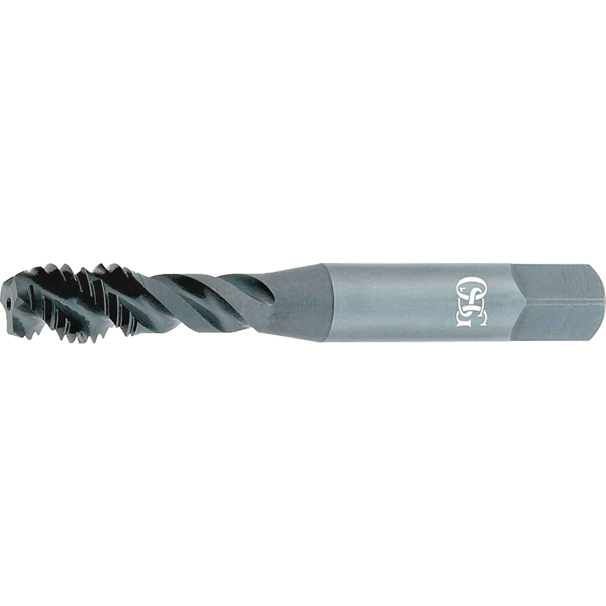 HY-PRO® Spiral Flute Tap, High Speed Steel, 8-32 Thread, 2-1/8" L