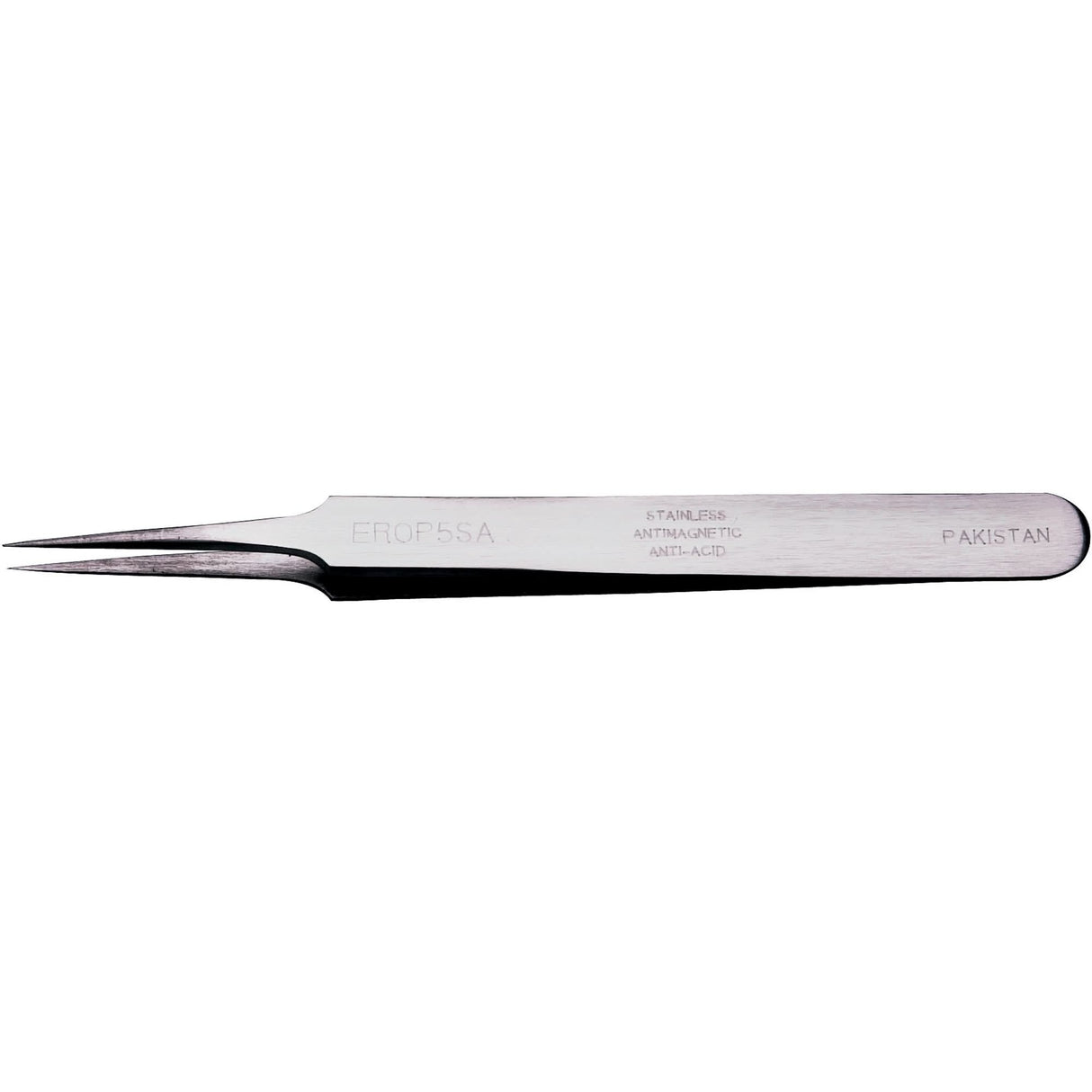 Tweezers - Pointed Tips, Straight Relieved - 4.53" (115 mm)