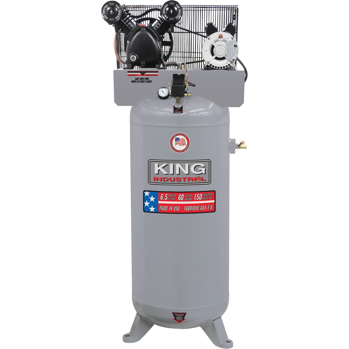 Industrial Compressors, 50 Gal. (60 US Gal)