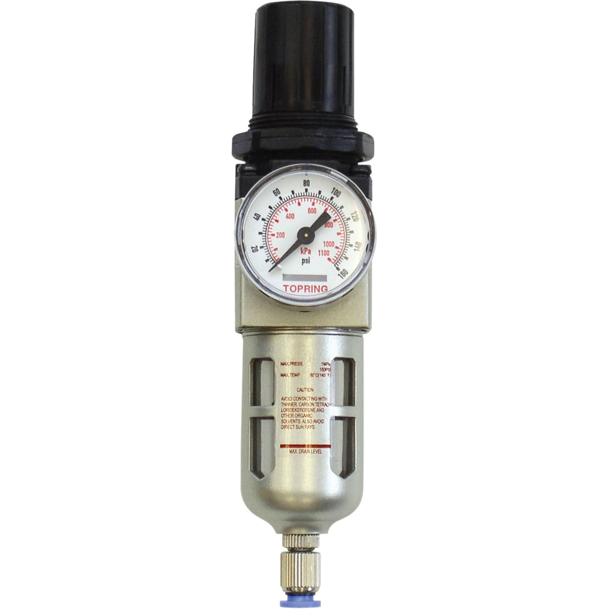 Modular Filter/Regulator, 3/8" NPT, 150 PSI, 1.6 fl.oz. Capacity