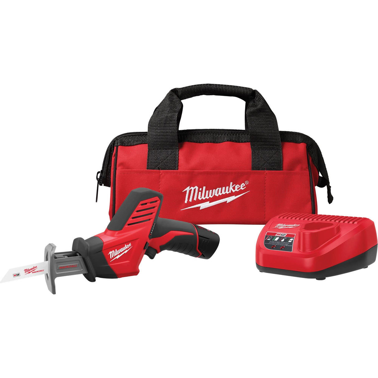 M12™ Hackzall® Reciprocating Saw Kit, 12 V, Lithium-Ion Battery, 0 - 3000 SPM