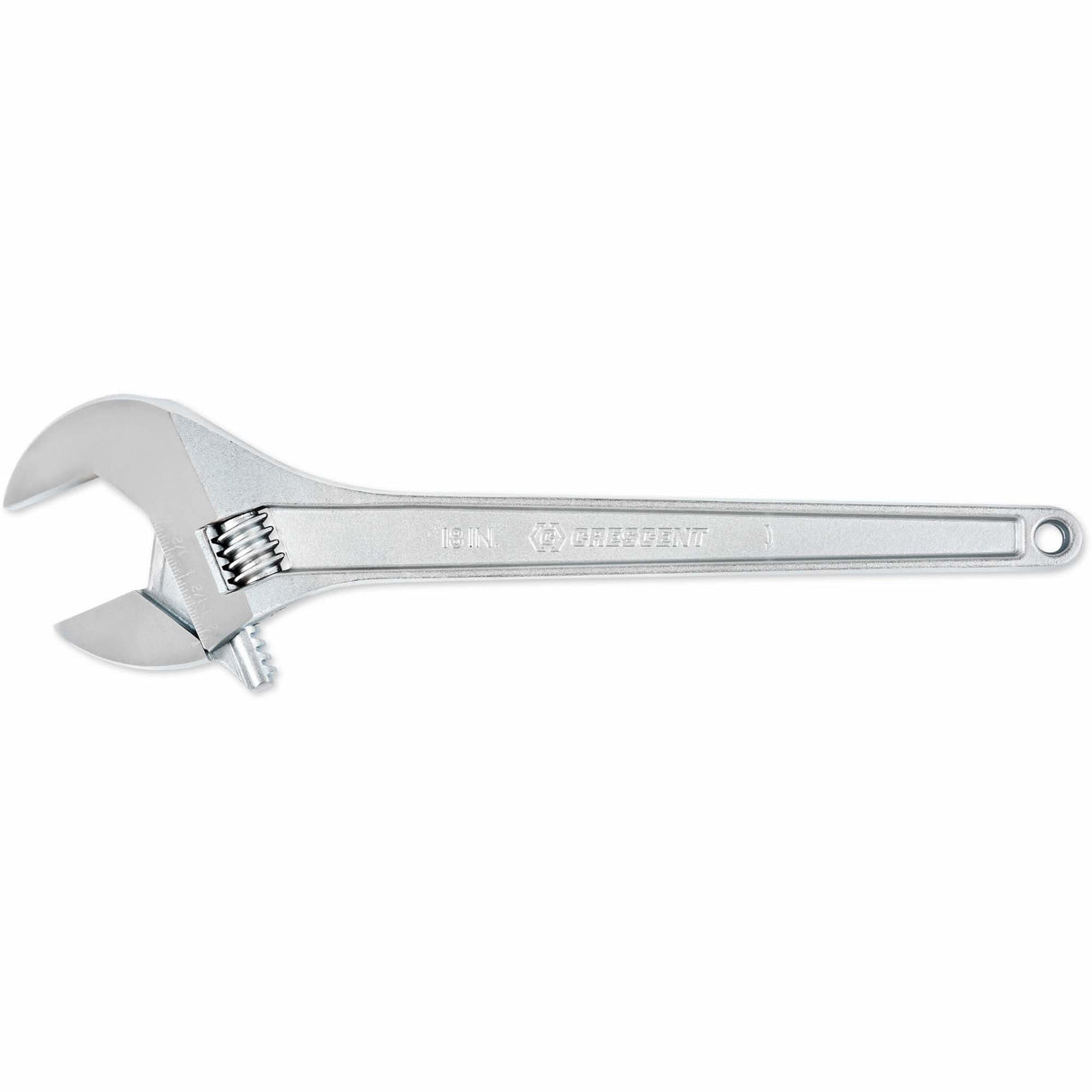 Adjustable Tapered Handle Wrench - Carded, 18" L, 2-1/16"/53 mm Max Width, Chrome/Polished