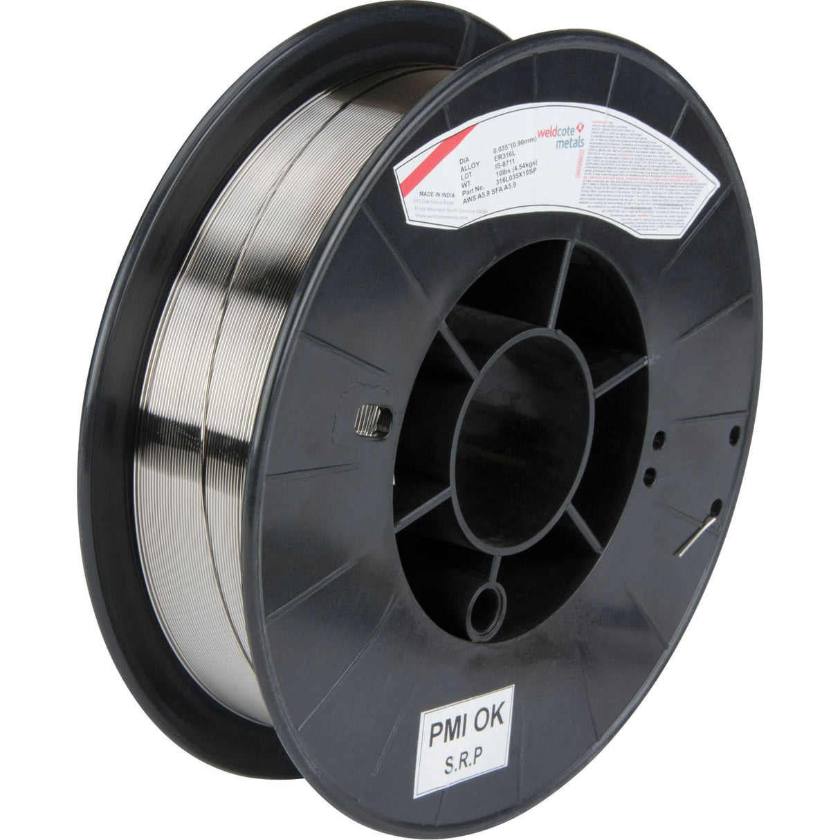 ER316L Welding Wire, Stainless Steel, 0.035" Diameter