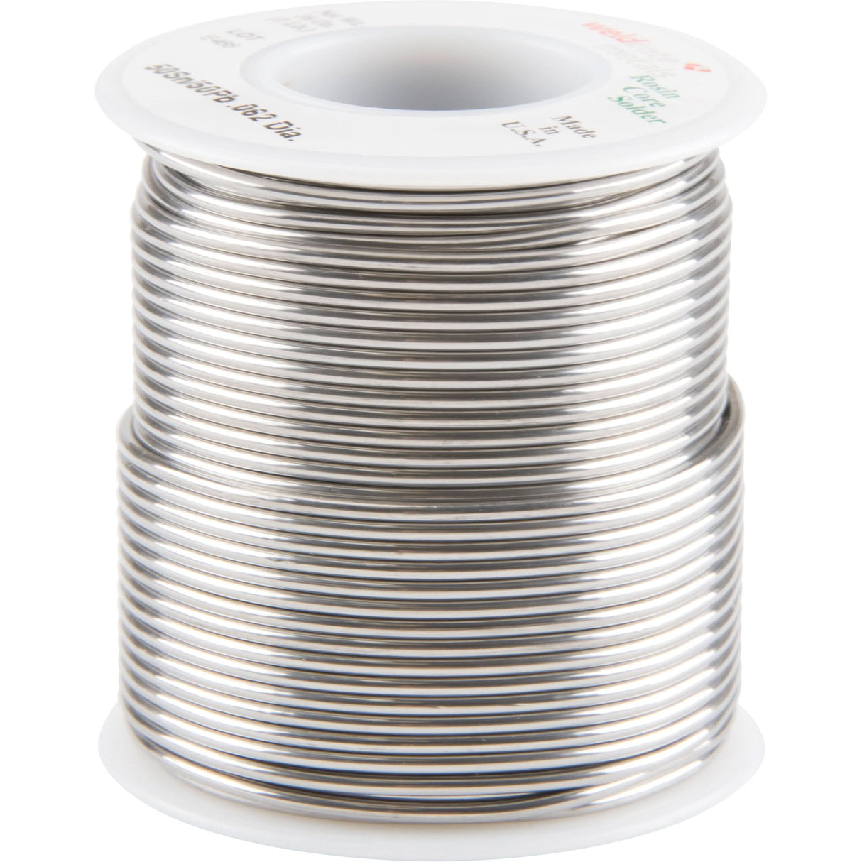 Common Solder, Lead-Based, 50% Tin 50% Lead, Rosin Core, 0.0625" Dia.