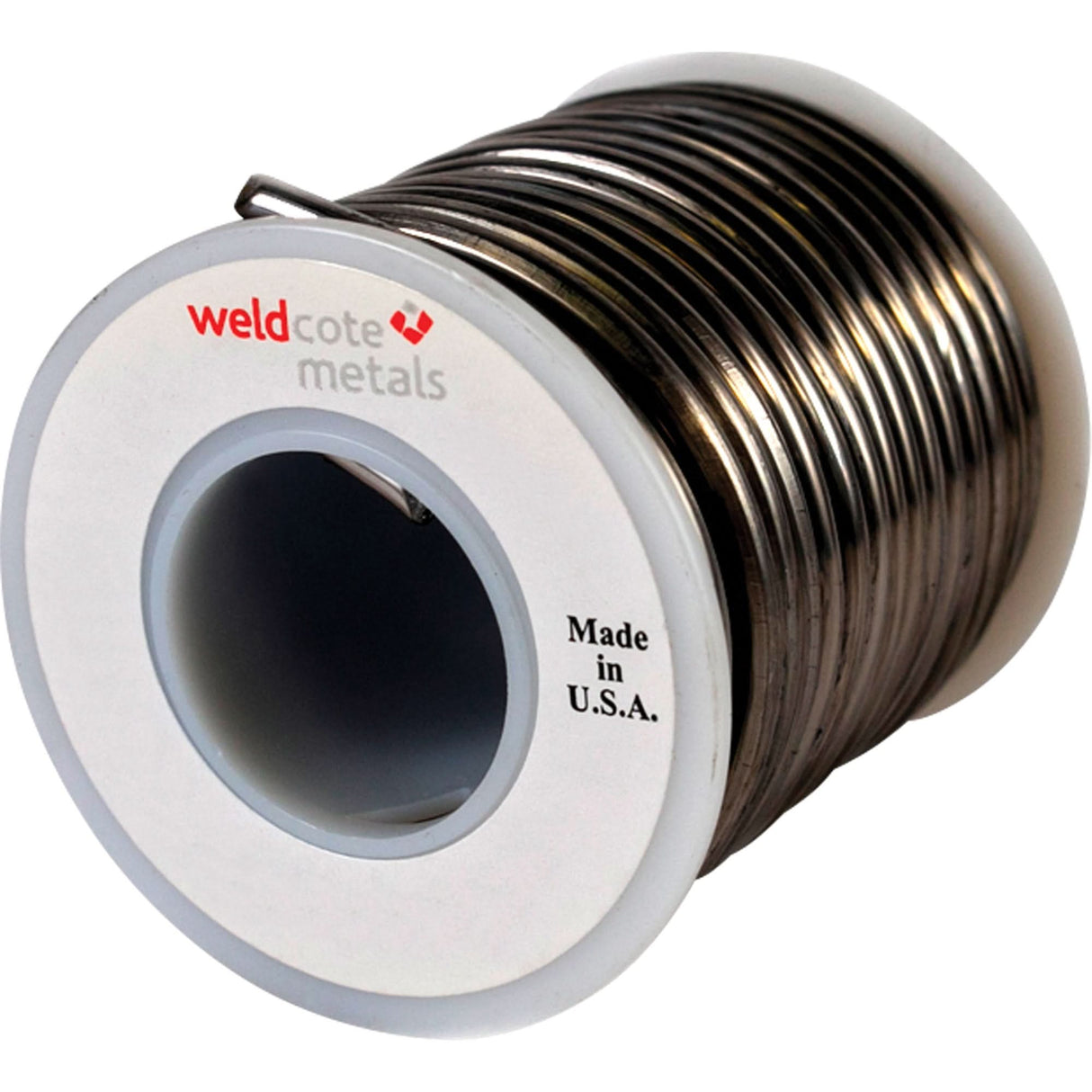 Common Solder, Lead-Free, 95% Tin 5% Antimony, Solid Core, 0.09375" Dia.