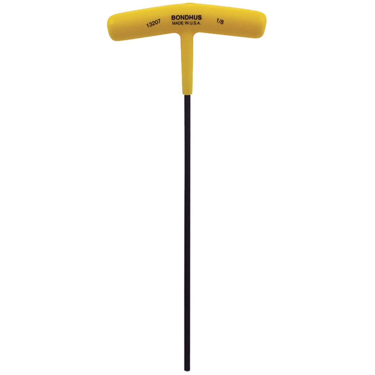 Individual Hex Keys - SAE, Ball End, 1/4" x 10.8" L, T Handle