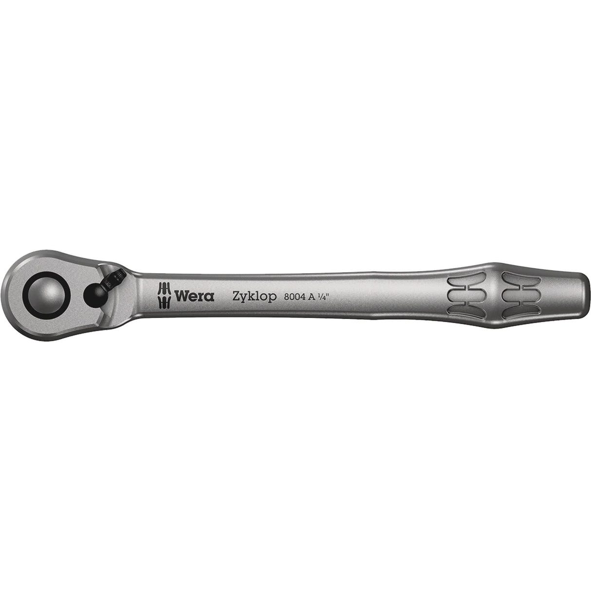 Zyklop Metal 1/4 Metal Ratchet with switch lever, 1/4" Drive, Plain Handle