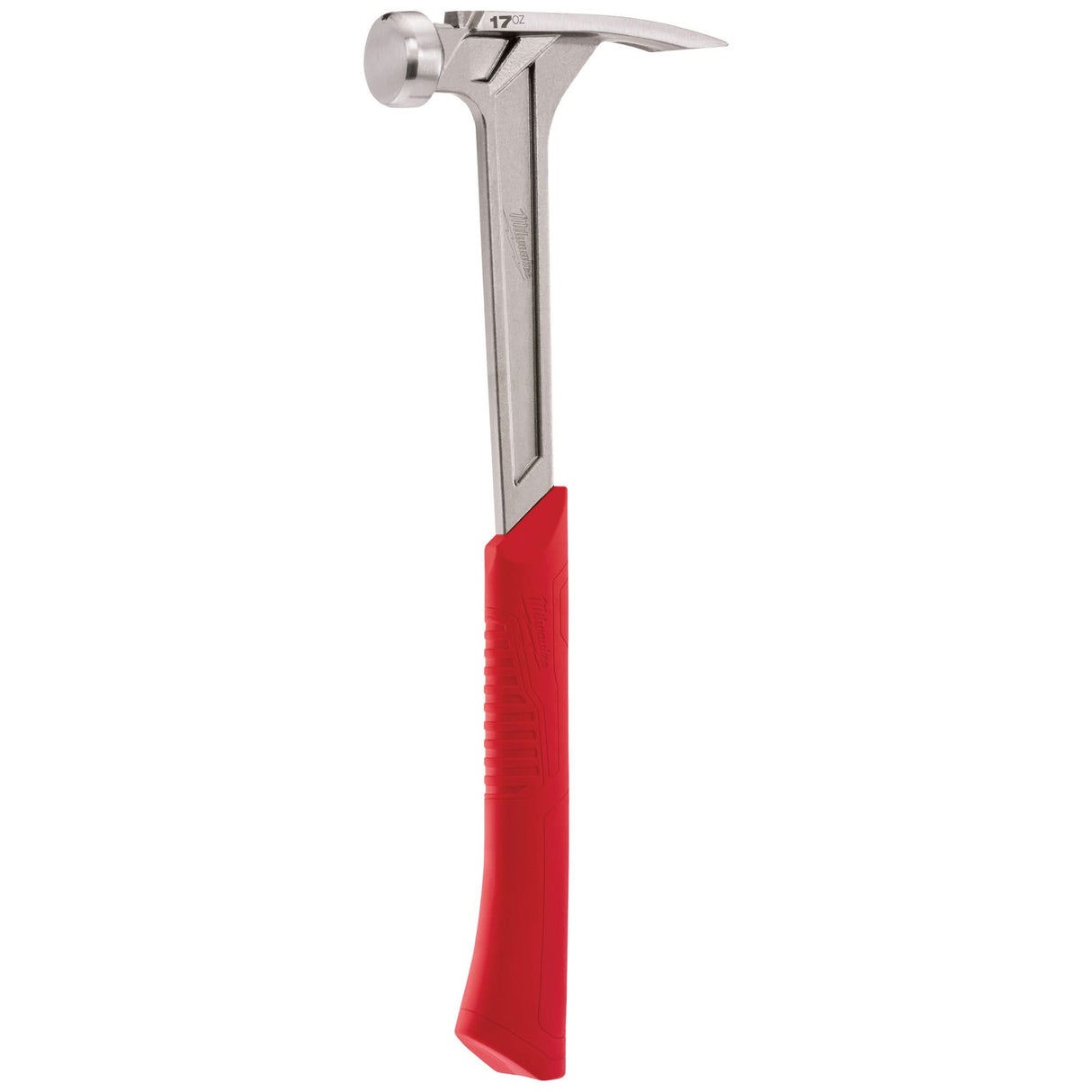 Smooth Face Framing Hammer, 17 oz., Solid Steel Handle, 16-1/8" L