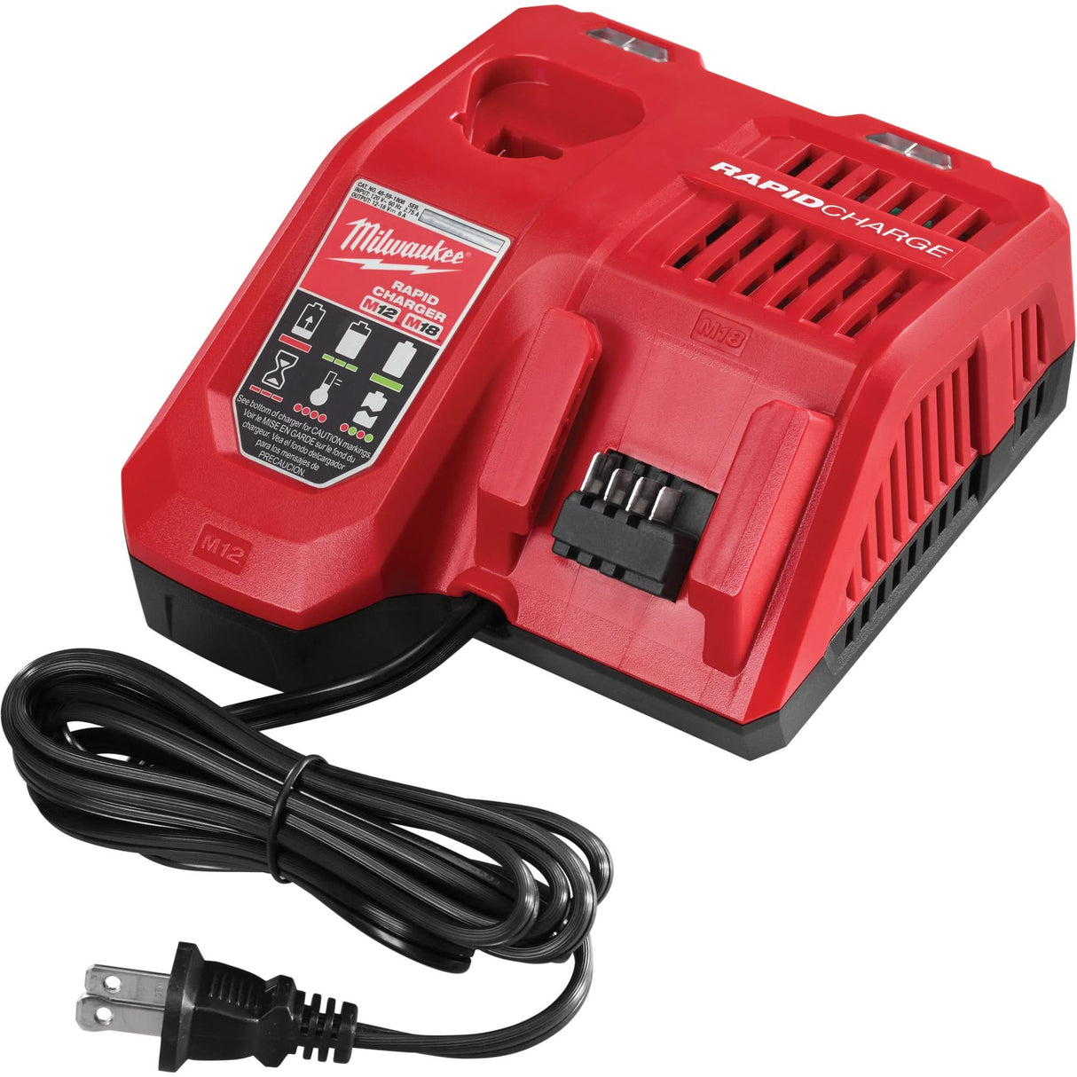 M18™ & M12™ Rapid Charger, 18 V, Lithium-Ion