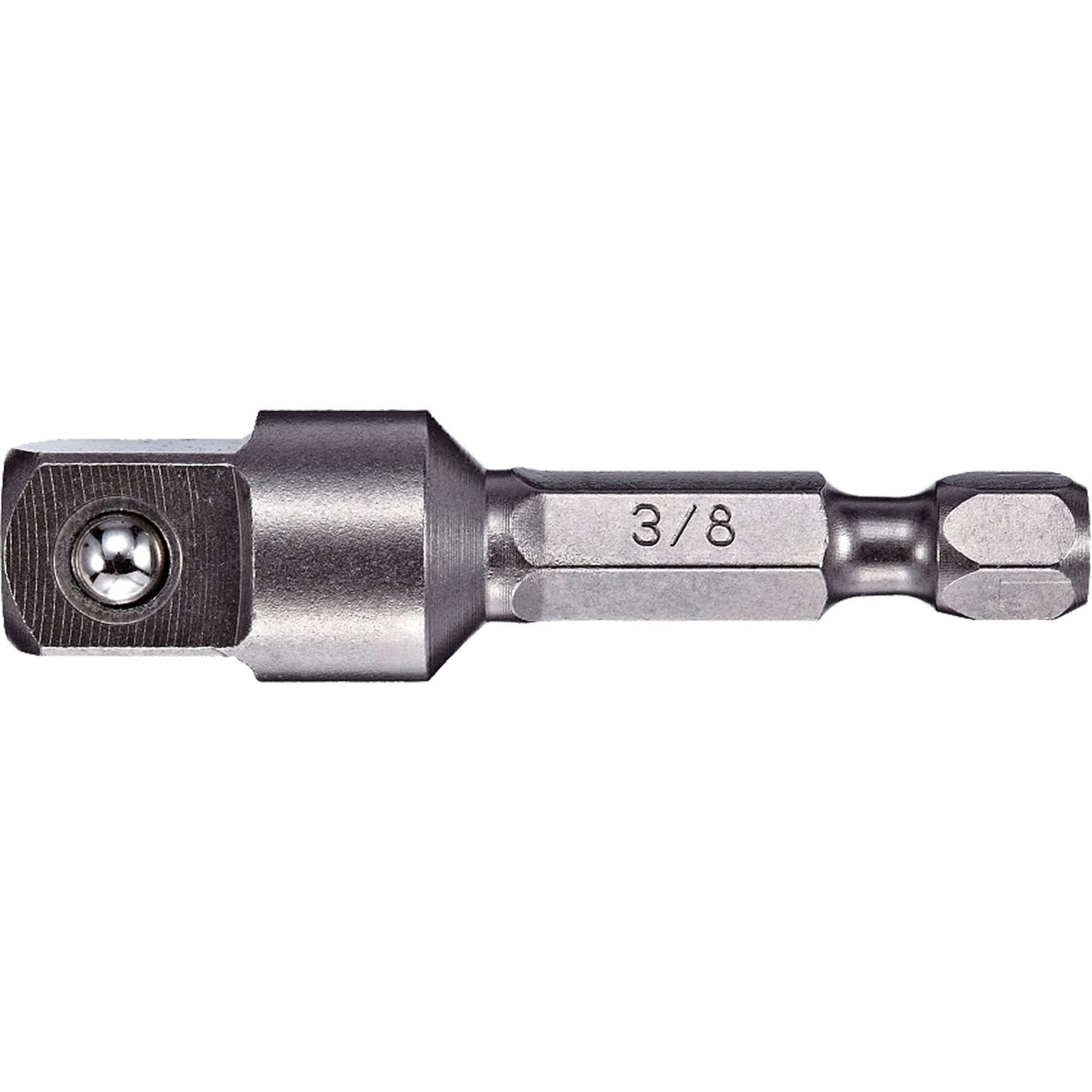 Adapter & Extension, 1/4" Drive Size, 3/8" Male Size, Ball, 2" L