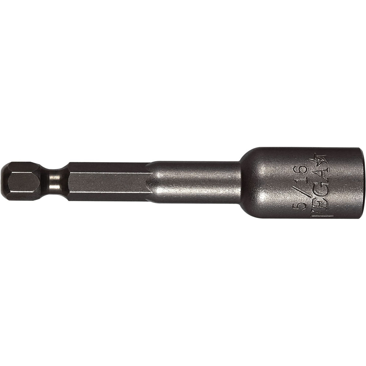 Lobular Nutsetter, 7/16" Tip, 1/4" Drive, 2-9/16" L, Magnetic