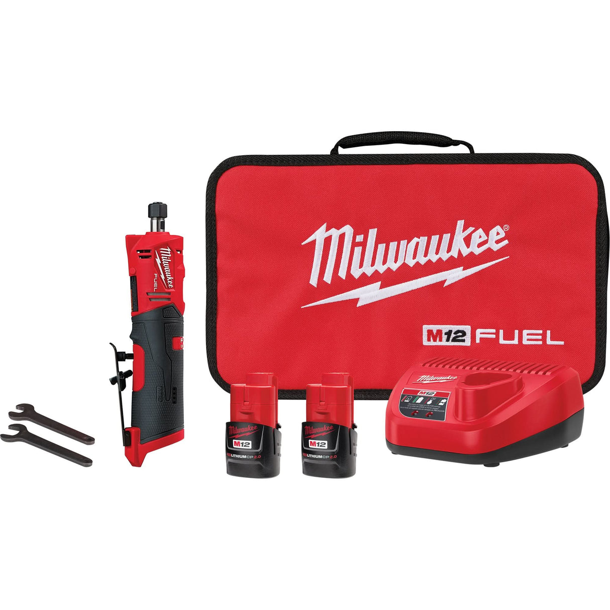 M12 Fuel™ Straight Die Grinder Kit, 1/4" Collet, 12 V, Lithium-Ion