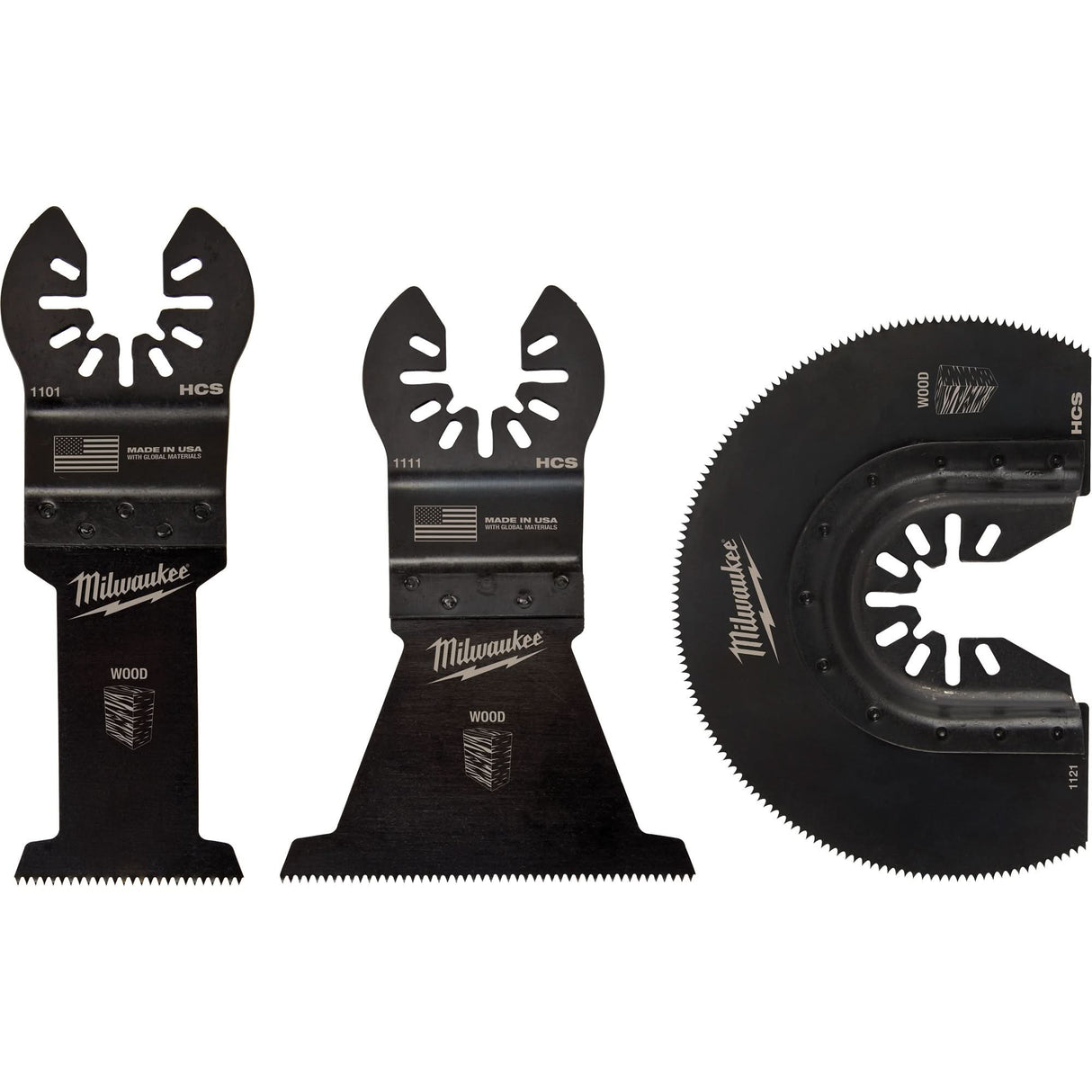 Open-Lok™ Wood Cutting Multi-Tool Blade Set