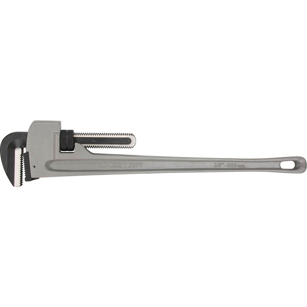 Pipe Wrench, 5" Jaw Capacity, 36" Long, Ergonomic Handle