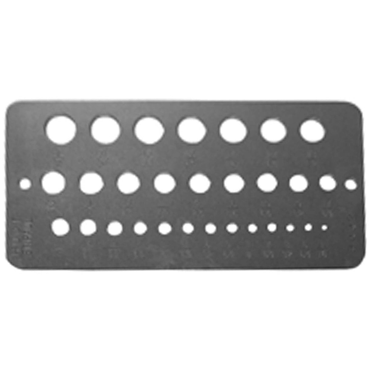 Drillco® Wire Sizes Drill Gauge