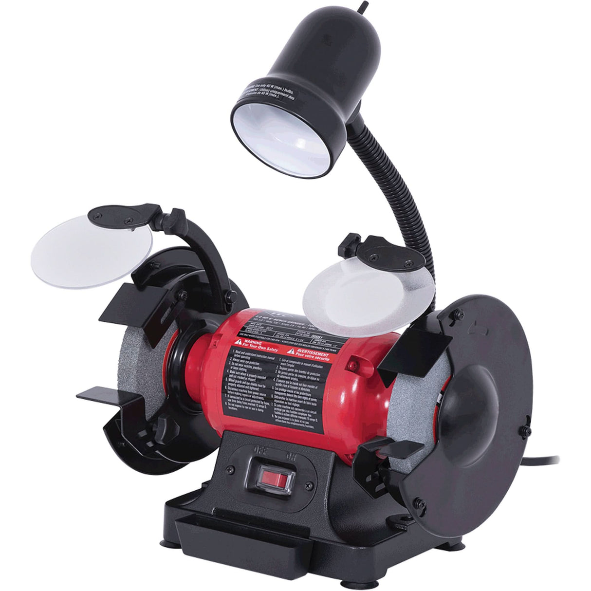 IBG-8 Bench Grinder, 8" Wheel Diameter, 3/4 HP, 3450 RPM