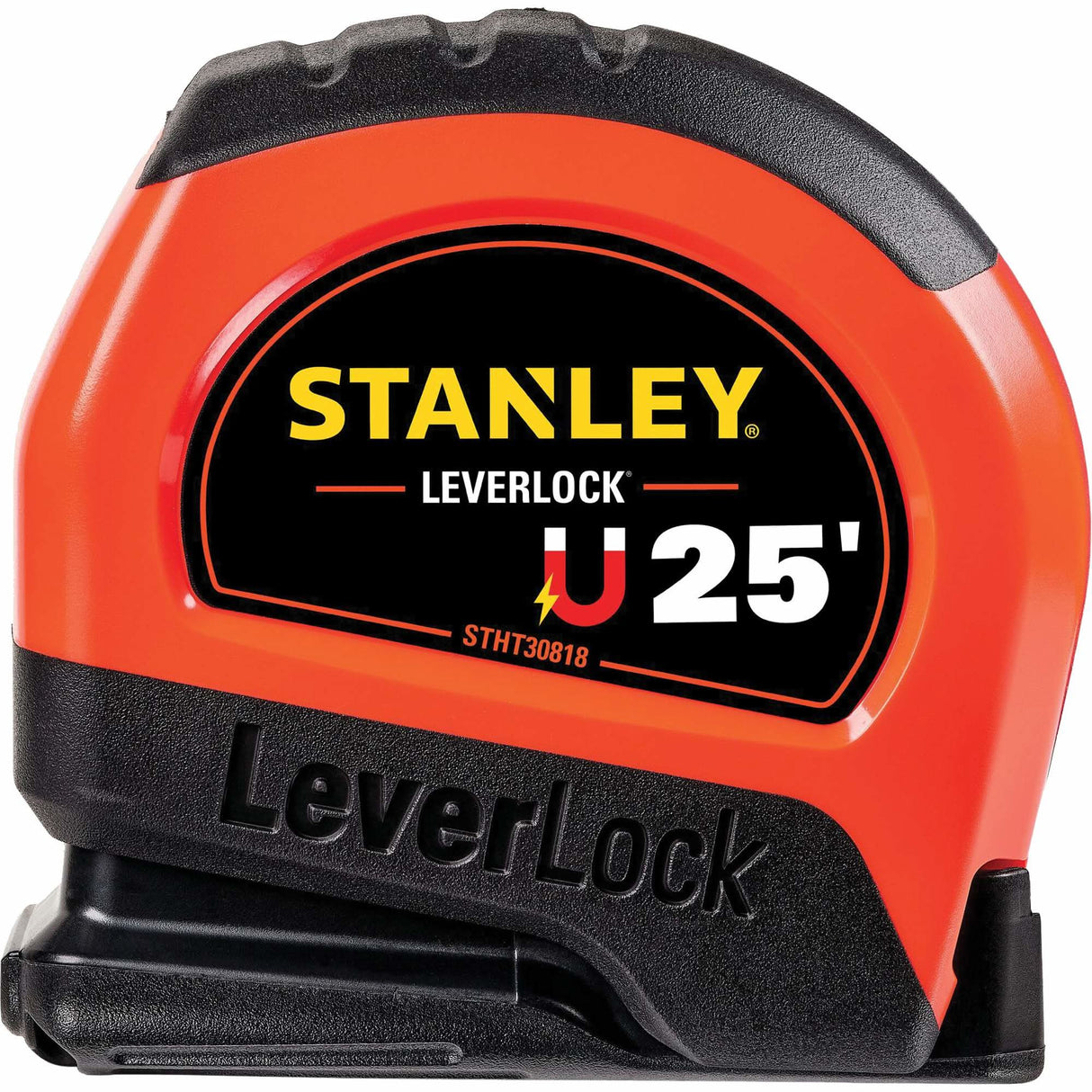 High-Visibility Magnetic LEVERLOCK® Tape Measure, 25', Imperial Graduations