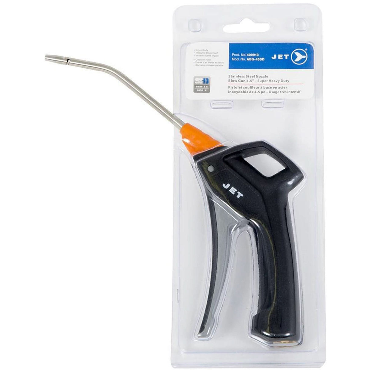 ABG-45SD Super Heavy-Duty Blow Gun with 4-1/2" Stainless Steel Nozzle