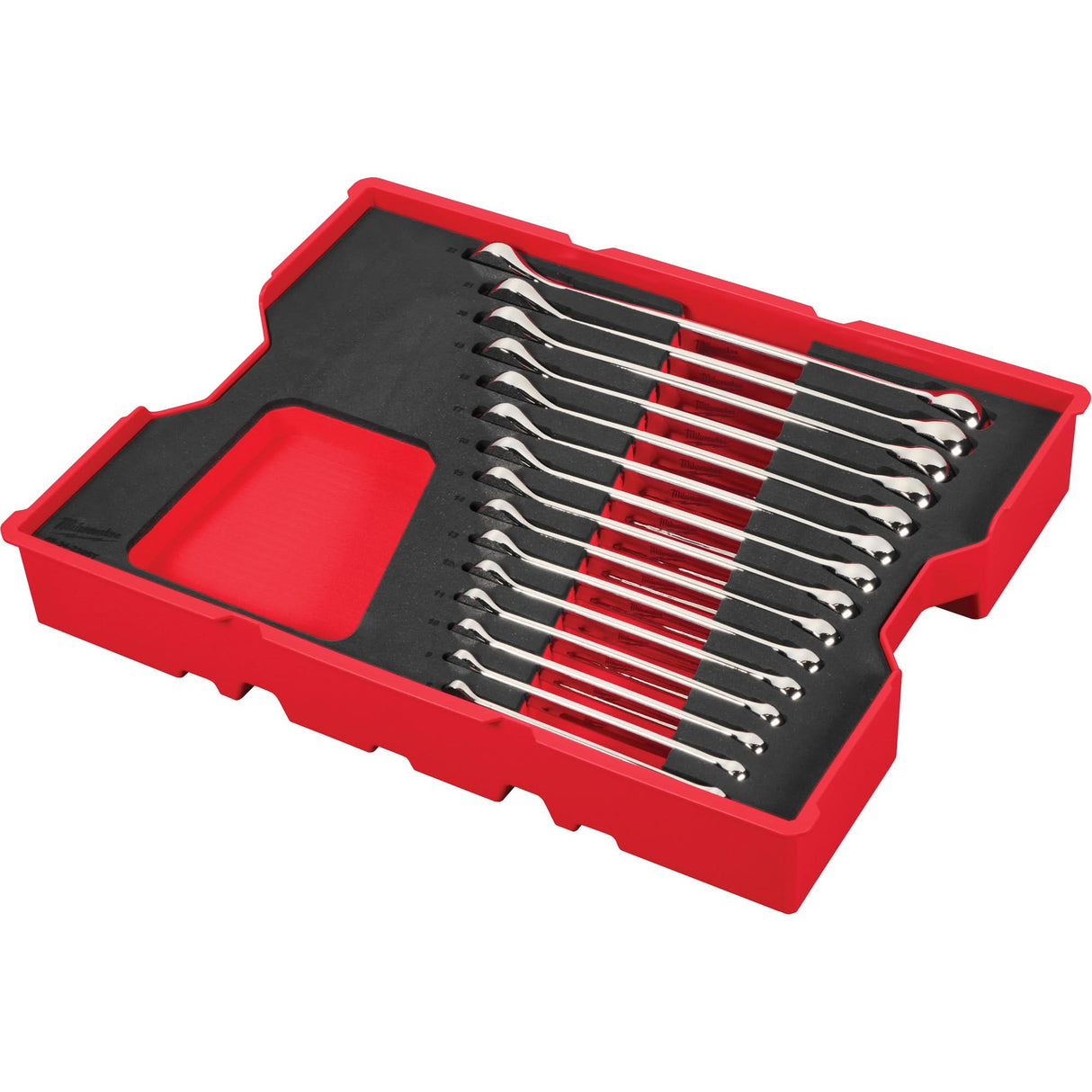 Wrench Set with Tray for PACKOUT™ Drawers, Combination, 15 Pieces, Metric