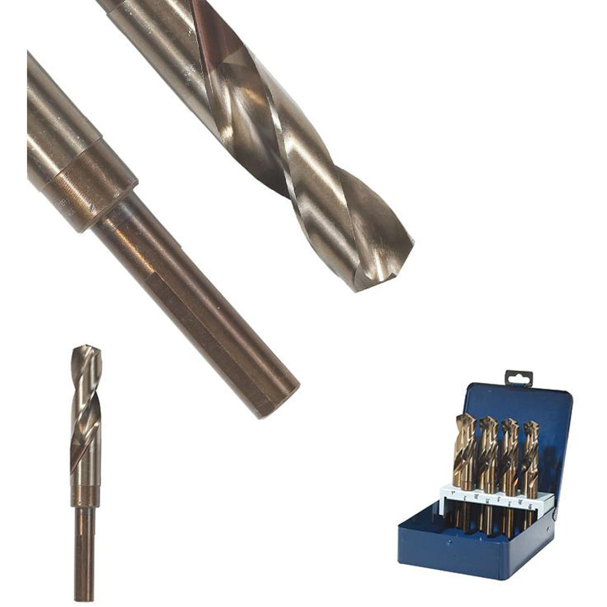 SST+™ Prentice Fractional Drill Bit, 1-1/4", High Speed Steel, 3-1/8" Flute, 135° Point