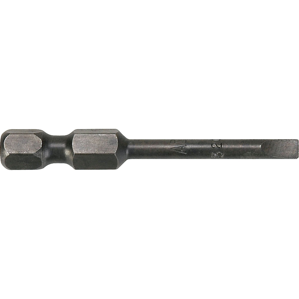 1/4" Slot Power Bits, Slot, 9/64" Tip, 1/4" Drive Size, 5" Length