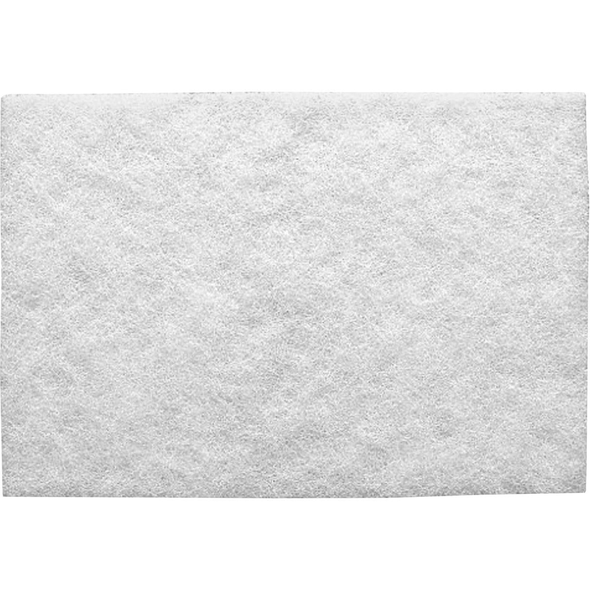 Standard Abrasives™ White Cleaning Hand Pad 827525, Nepheline Syenite, 6" x 9", Super Fine Grit