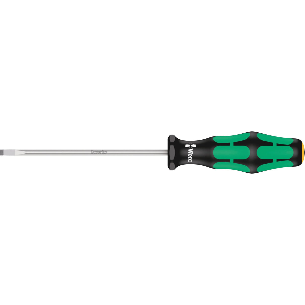 Slotted Screwdriver, 3.5 mm Tip, Round, 7-1/8" L, Plastic Handle