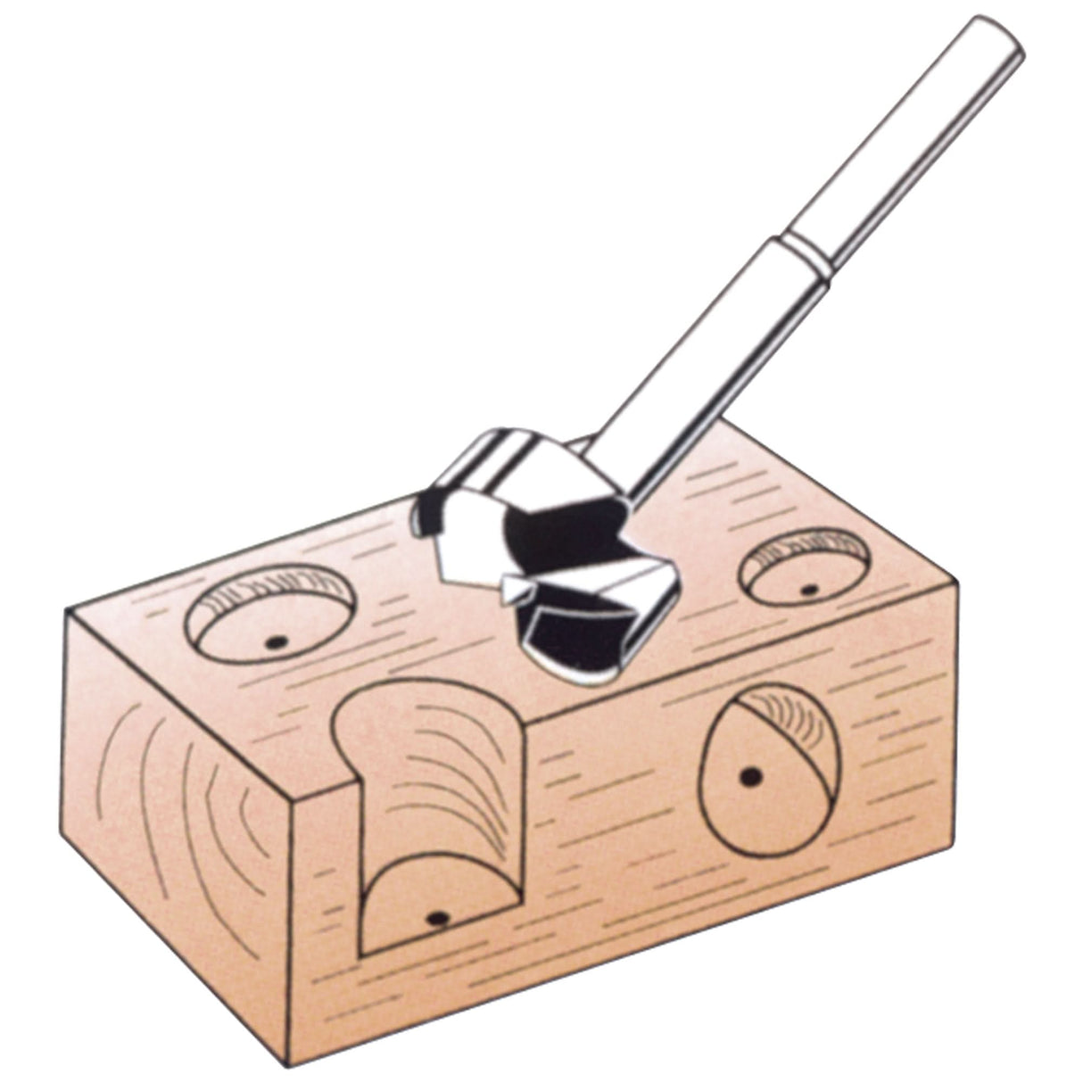 Forstner Bit, 2/5", 8 mm Shank, 3-1/2" Length