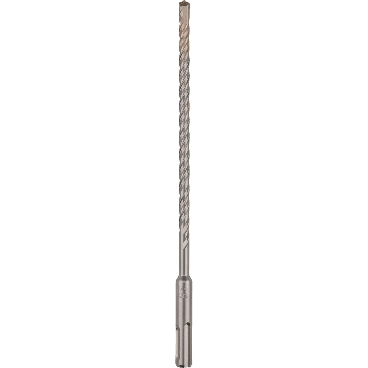 2-Cutter Masonry & Concrete Drill Bit, 1/4", SDS-Plus Shank, Carbide
